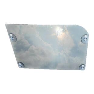 电动三轮车遮阳板老头乐代步车避光板吸盘式护目镜前挡遮光板通用