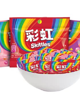 彩虹混合水果口味零食9g×40袋