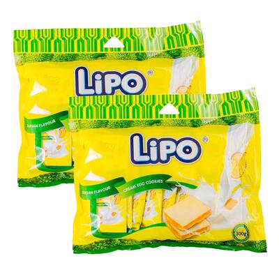 Liop榴莲味面包干300g*2