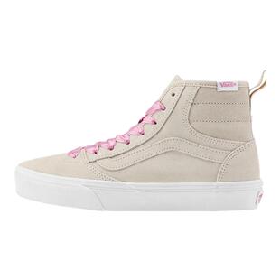 Vans范斯官方 Ashwood Hi Decon燕麦色缎带鞋带高帮女鞋板鞋
