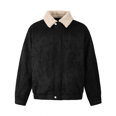 追素TS加厚麂皮绒夹克外套休闲潮