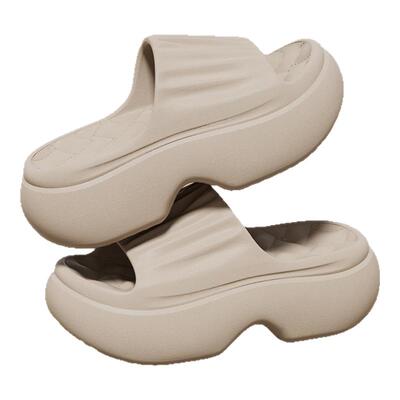 7cm超厚底拖鞋女士2026新款超火夏季踩屎感外穿增高时尚防滑凉鞋