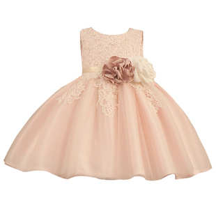 唯美儿童礼服花仙子生日宴公主裙花童森系风蓬蓬纱高端主持演出服