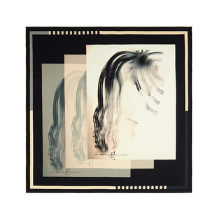 【艺术家联名款】万事利桑蚕丝真丝丝巾大方巾超大丝绸披肩.马韵