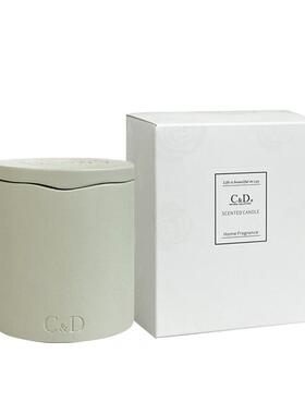 C&D丨水泥杯无烟香薰蜡烛