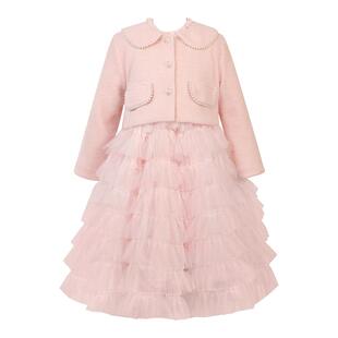 女童连衣裙秋冬季2025新款儿童冬裙小女孩洋气公主裙加厚冬装裙子