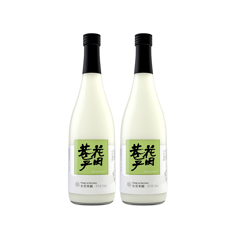 花田巷子官方旗舰店长安米酒米露醪糟稠酒女士微醺低度果酒 720ml