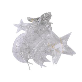 新年装饰led彩灯闪灯串灯满天星星灯带过年房间窗帘阳台氛围布置