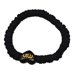 基础款好用实用发圈合金桃心爱心字母M头绳粗皮筋扎马尾小肠圈新