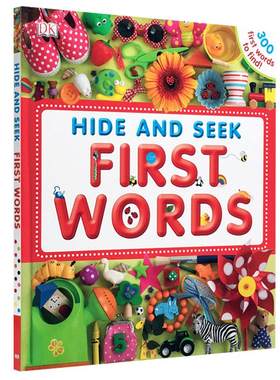 DK Hide and Seek First 100-300 Words常识词汇认知头脑体操书I SPY视觉大发现英文原版幼儿图解绘本亲子互动hideandseek