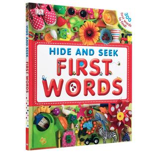 DK Hide and Seek First 100-300 Words常识词汇认知头脑体操书I SPY视觉大发现英文原版幼儿图解绘本亲子互动hideandseek