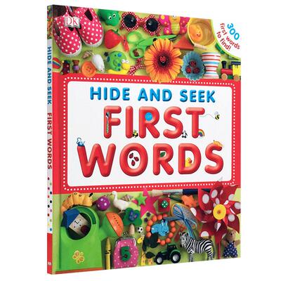 DK Hide and Seek First 100-300 Words常识词汇认知头脑体操书I SPY视觉大发现英文原版幼儿图解绘本亲子互动hideandseek