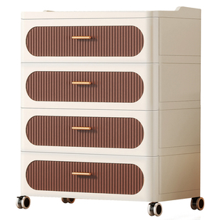 65/75CM宽加厚抽屉式收纳柜家用客厅五斗柜卧室储物柜多层置物柜