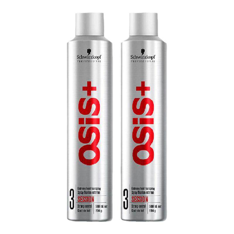 施华蔻发胶强力定型喷雾干胶男士清香型快干刘海自然蓬松500ml*2