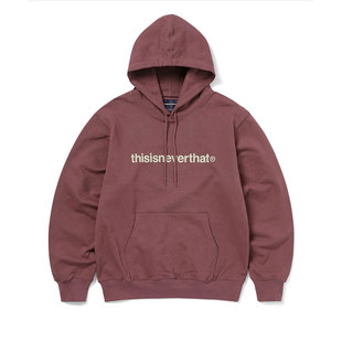 thisisneverthat® T-Logo LT Hoodie秋冬新款纯色拉绳连帽卫衣