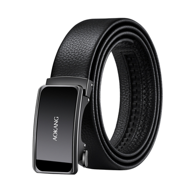 奥康皮带男款耐用自动扣皮带潮流腰带男士商务简约时尚百搭腰带J