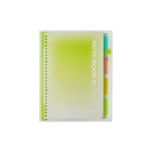 PENONE自由组活页笔记本b5推拉式扣环卡扣初中高中生专用学习分类分层带标签手账记录高颜值加厚本子可拆卸