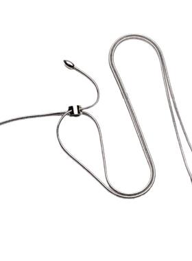 全钛钢挂件配链可调节佛牌链