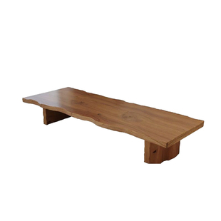 榻榻米茶几飘窗矮桌家用实木茶桌椅组合简约长条桌胡桃木可定制