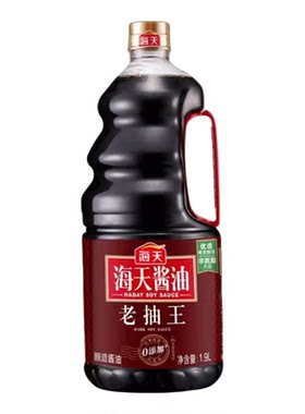 海天老抽王1.9L红烧酿造酱油大桶