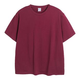 MANYSTON300g重磅美式高街短袖男夏季白色内搭打底衫宽松上衣T恤