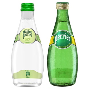 【精选系列 年度新品】巴黎水perrier生姜青柠组合装330ml*16瓶