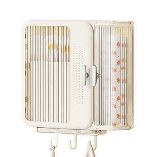 高档新款筷子收纳盒厨房壁挂式家用筷子筒快子勺子置物架筷篓筷笼