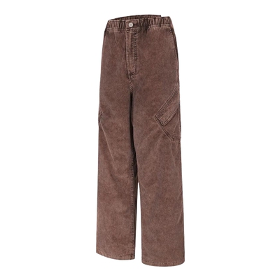 NIKE耐克男裤春秋季新款Jordan刺绣复古灯芯绒宽松长裤HV0527-237