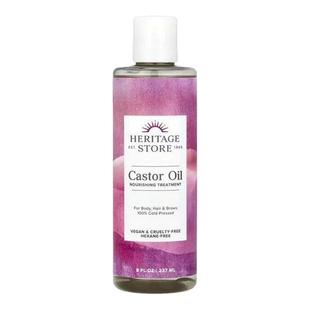 Heritage Store蓖麻油护法润肤深层滋润强韧发根健康光泽