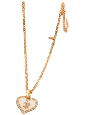 女不掉色不过敏项链锁骨链毛衣链