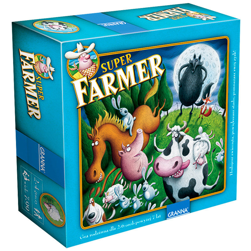 波兰GRANNA儿童超级superfarmer 农场益智桌游亲子游戏主6-7-8岁
