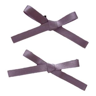 芭蕾少女风丝带蝴蝶结发夹发饰边夹甜美编发小夹子网红2025新款