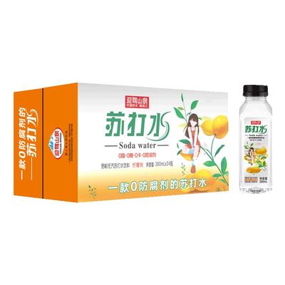 迎驾山泉苏打水380ml*24瓶