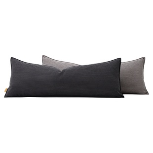 长枕头沙发抱枕客厅轻奢高级感灯芯绒腰枕床头靠枕床上长条靠背垫