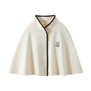 嫚熙火山小磨毛月子披肩保暖护肩颈椎孕妇坐月子产后哺乳喂奶神器