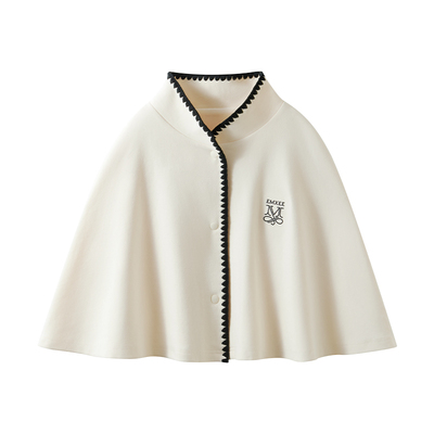 嫚熙火山小磨毛月子披肩保暖护肩颈椎孕妇坐月子产后哺乳喂奶神器