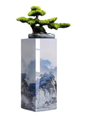 新中式岩板花架，雅致承繁花