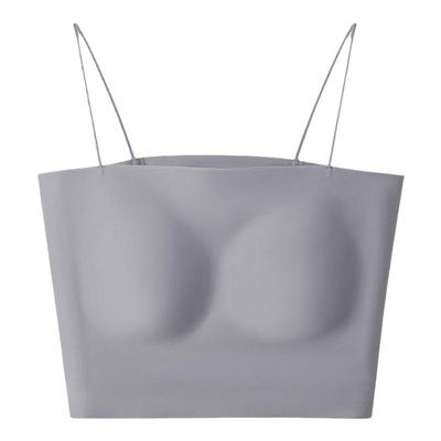 luxury真丝内衣吊带美背心带胸垫