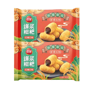 三全爆浆红糖糍粑300g流心糯米糍粑半成品空气炸锅火锅食材小吃
