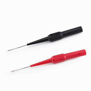 0.7mm粗探针汽车维修测试刺破线表棒背针护套万用表笔耐高温导线