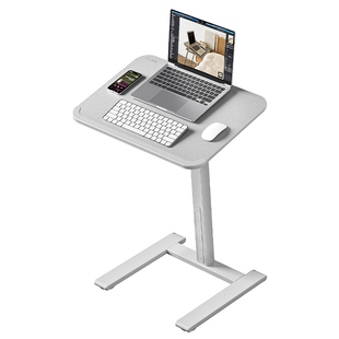 【顺丰】赛鲸F1折叠餐桌可移动升降电脑桌稳固小户型家用单人笔记本工作台沙发边简易书桌边几滑轮床边移动桌