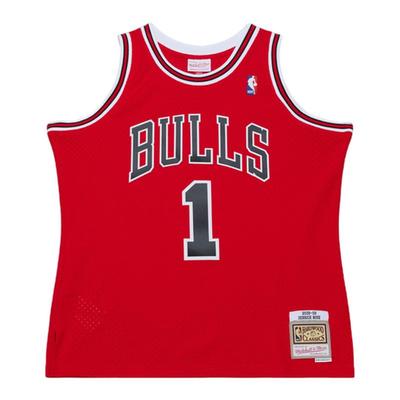 MN公牛队罗斯复刻1号球迷版球衣