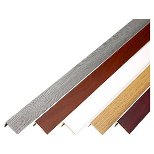 PVC自粘型 木地板收边条压条门槛条7字型L型大直角收口衣柜封边条