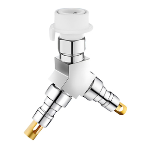 洗衣机水龙头一分二接头一进二出转三通分流器水管进水口双头双用