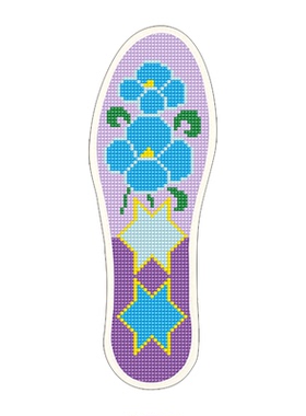 宝梵美十字绣鞋垫新款加厚鞋垫子