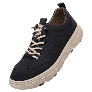 老北京布鞋男2026新款轻便爸爸鞋中老年舒适休闲鞋一脚蹬时尚板鞋