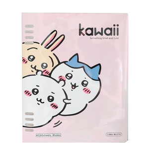 枥木一品卡哇伊大号B5活页笔记本A5可拆卸不咯手学生用横线记事本