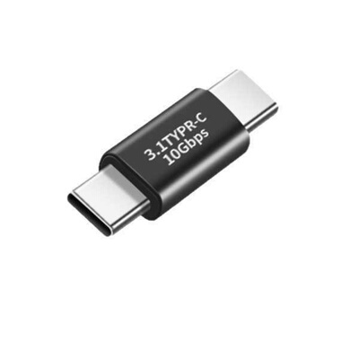 Type-C转接头USB3.0公对母转公10G高速90度直角L形U型立式弯头转弯角度拐弯笔记本电脑配件OTG转换器转换头