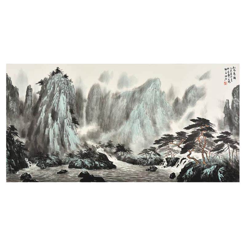 诚一轩山水画名家纯手绘真迹