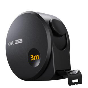 得力工具home家用钢卷尺3m5m高精度测量尺子盒加厚硬耐磨工业测量